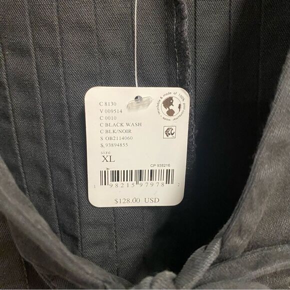 Free People Webster romper Black Sleeveless cotton one piece jumpsuit $128 XL - Picture 12 of 12